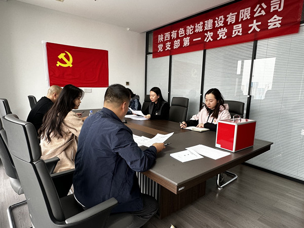 凝心聚力啟新程，有色駝城黨支部正式成立！